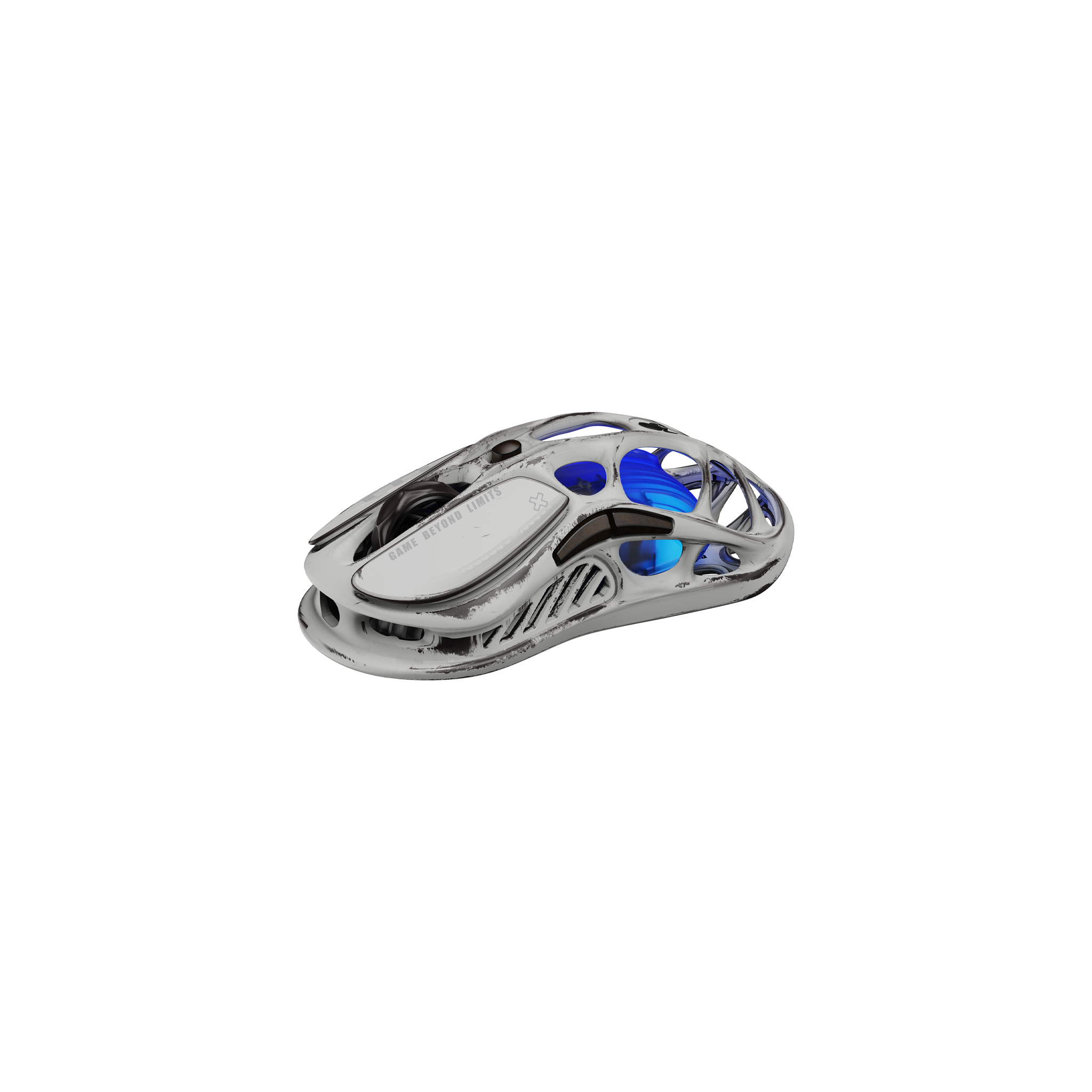 Mercury M1 Pro Wireless Gaming Mouse (Battle Worn Edition - Silver Mist)