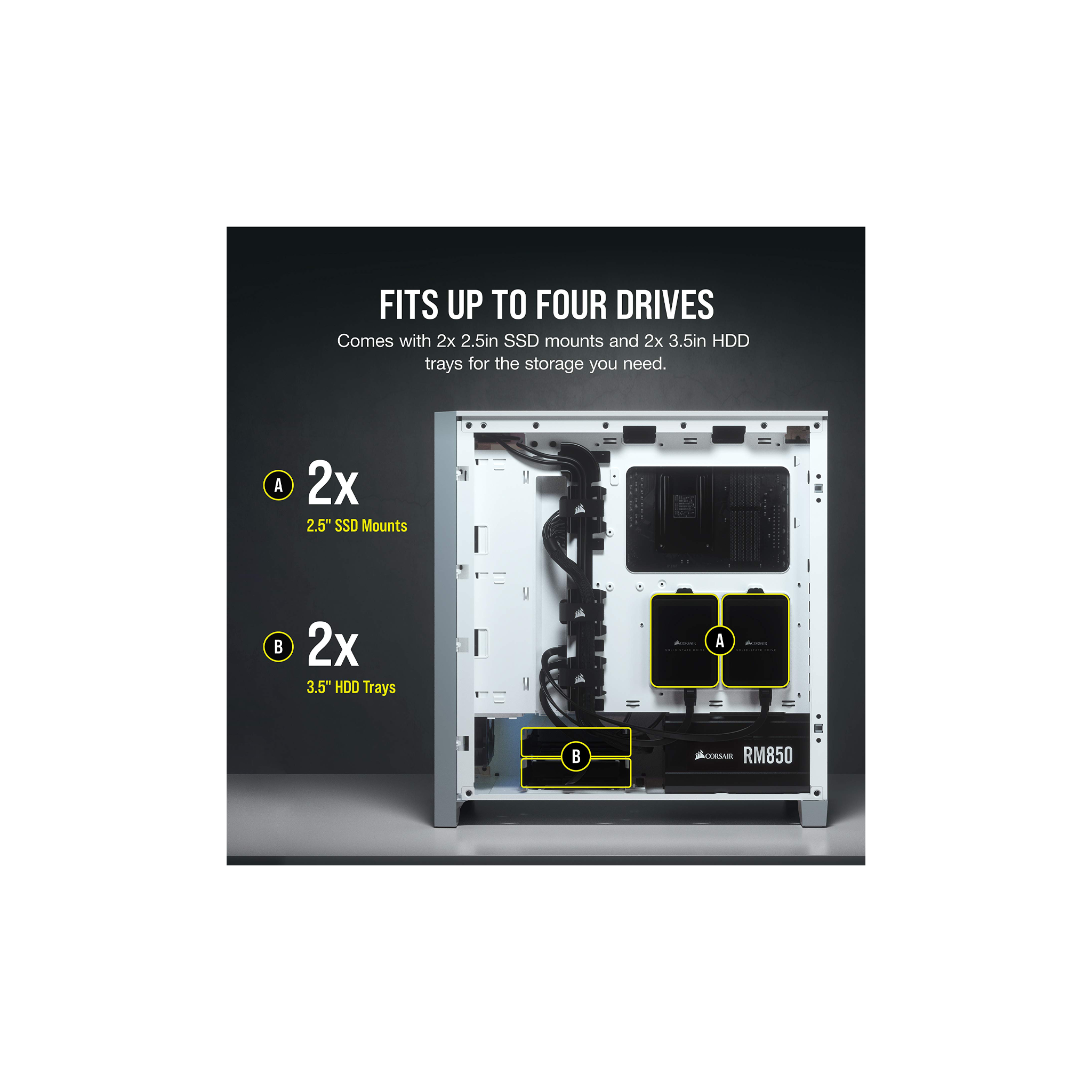 Corsair 4000D Airflow Tempered Glass Mid-Tower ATX Case