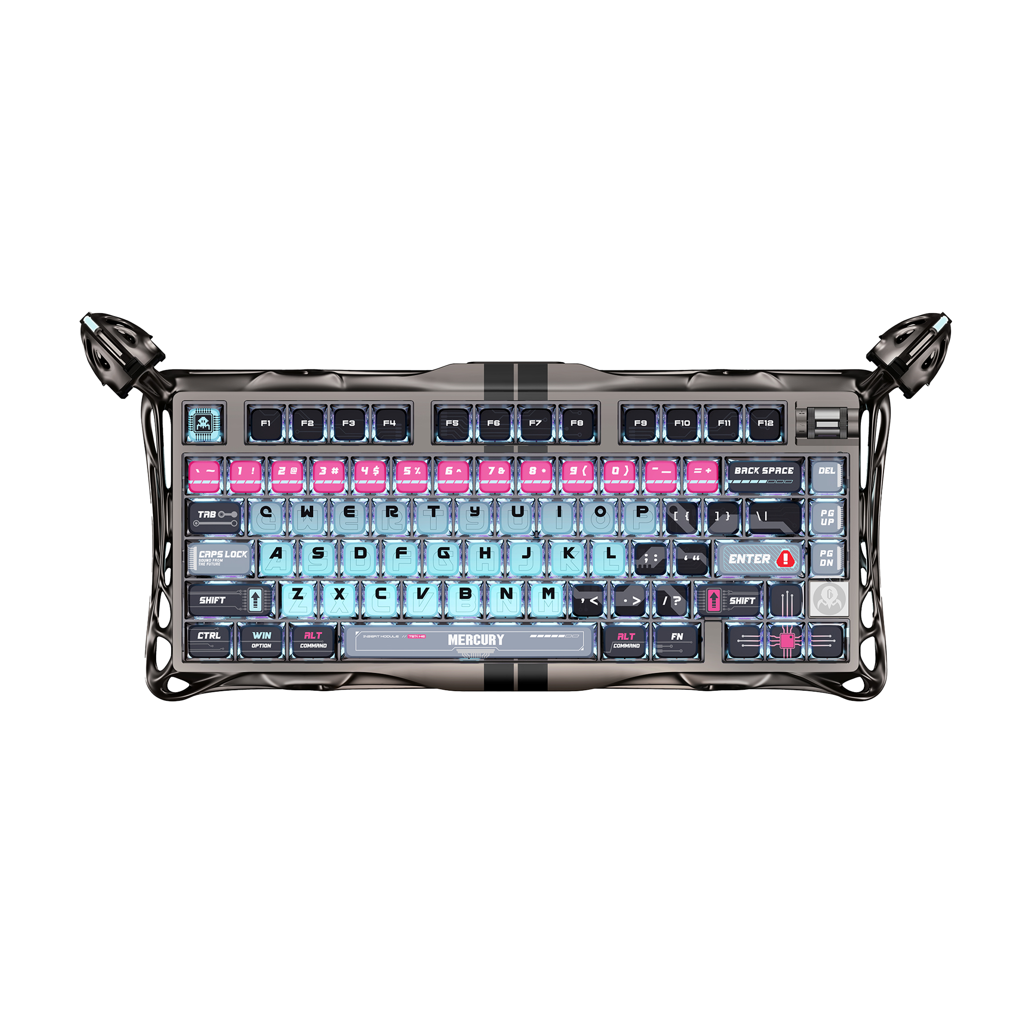 Gravastar Mercury V75 Pro Gaming Keyboard - Cyberpunk