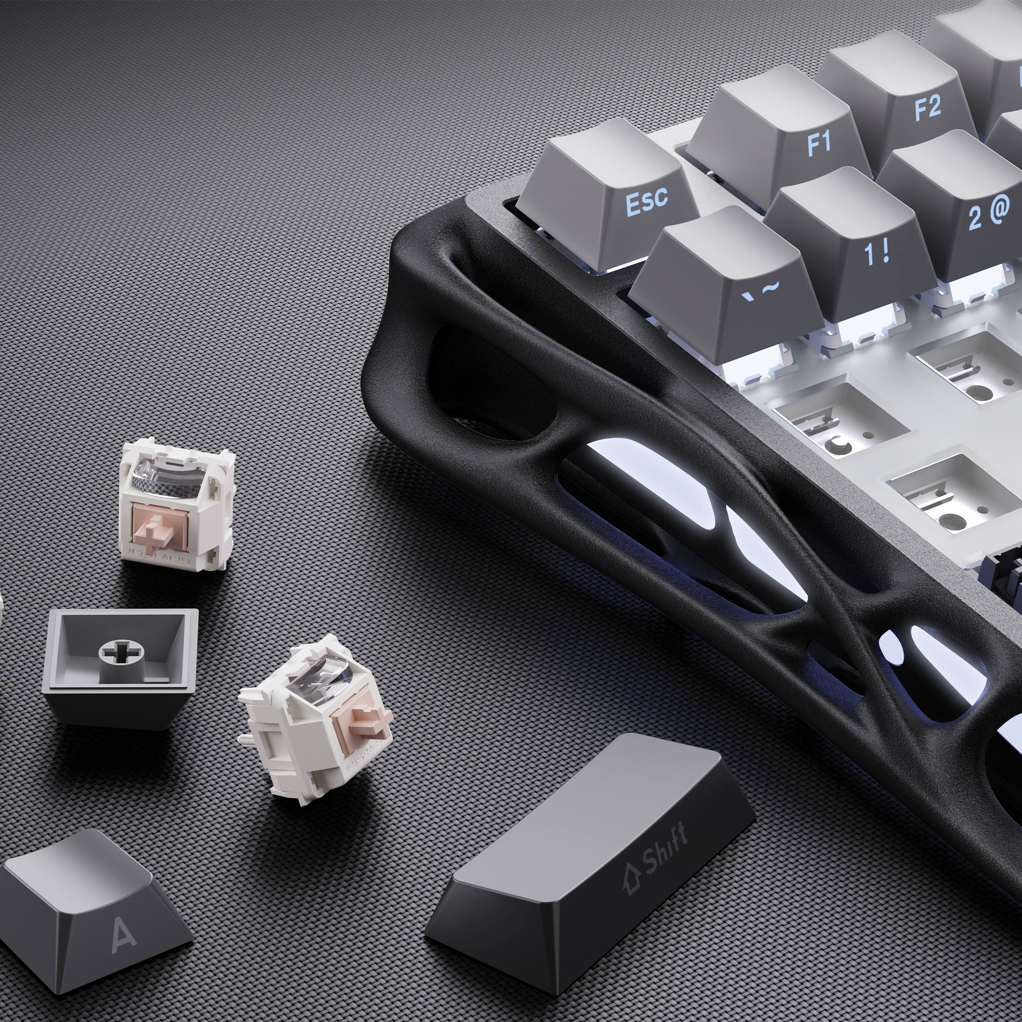 GravaStar Mercury K1 Gaming Keyboard- Gradient Black