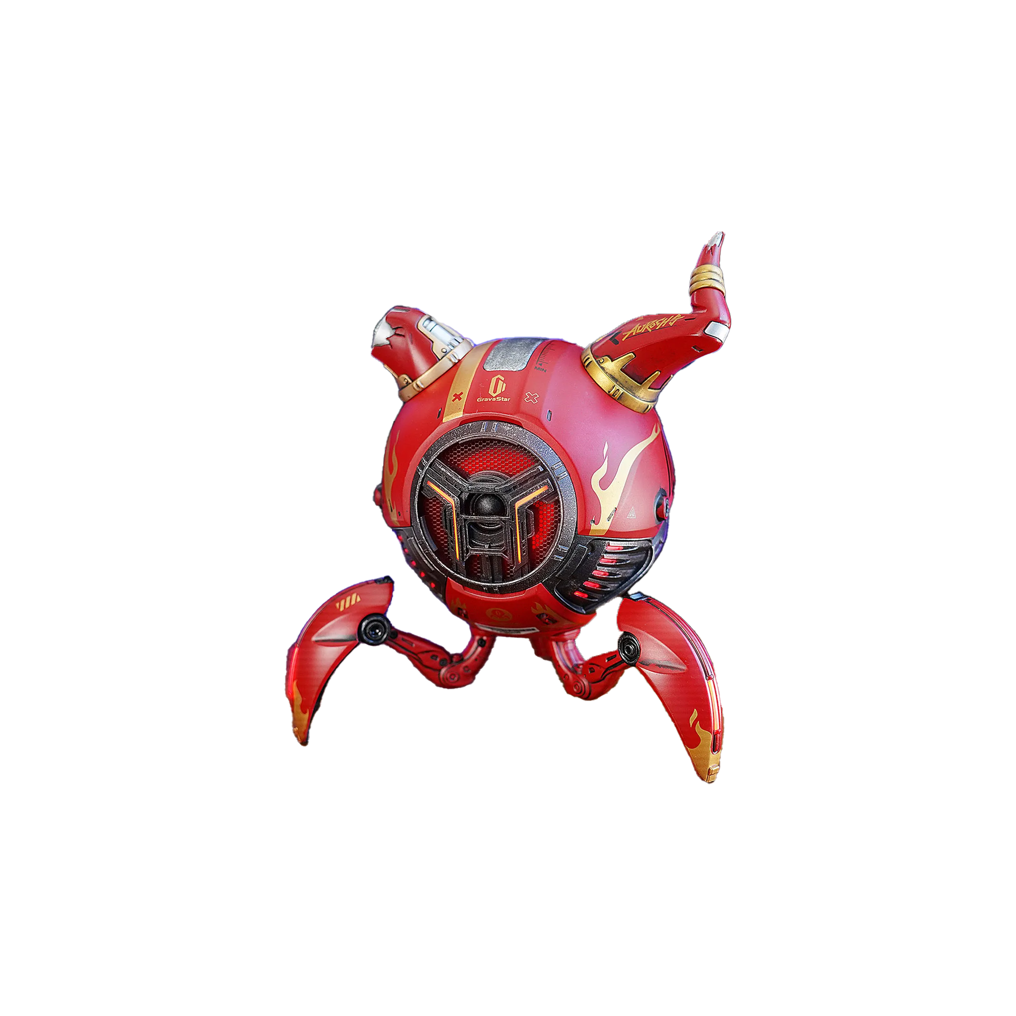 GravaStar Mars Pro Bluetooth Speaker (Special edition Aurochs - RED)