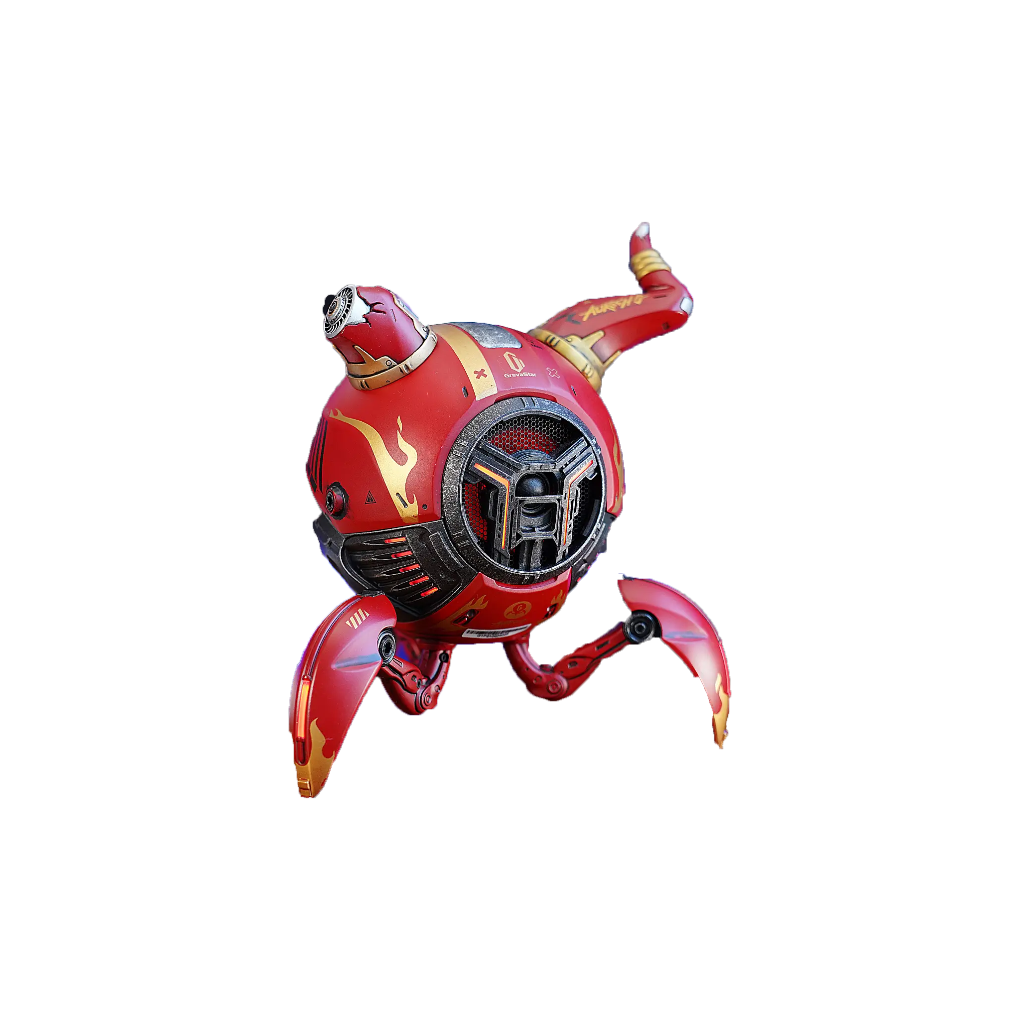 GravaStar Mars Pro Bluetooth Speaker (Special edition Aurochs - RED)