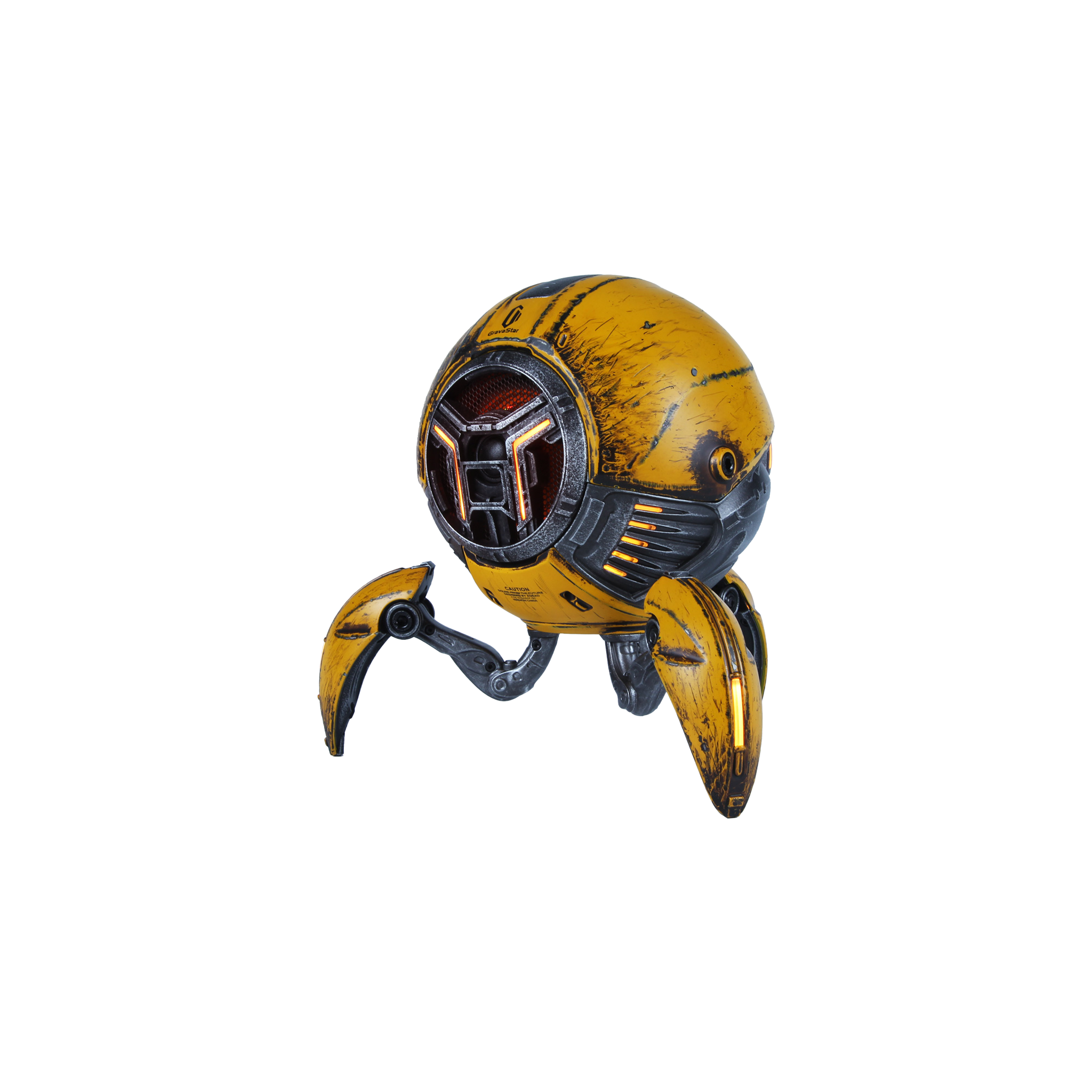 GravaStar Mars Pro Bluetooth Speaker (War Damaged Yellow)