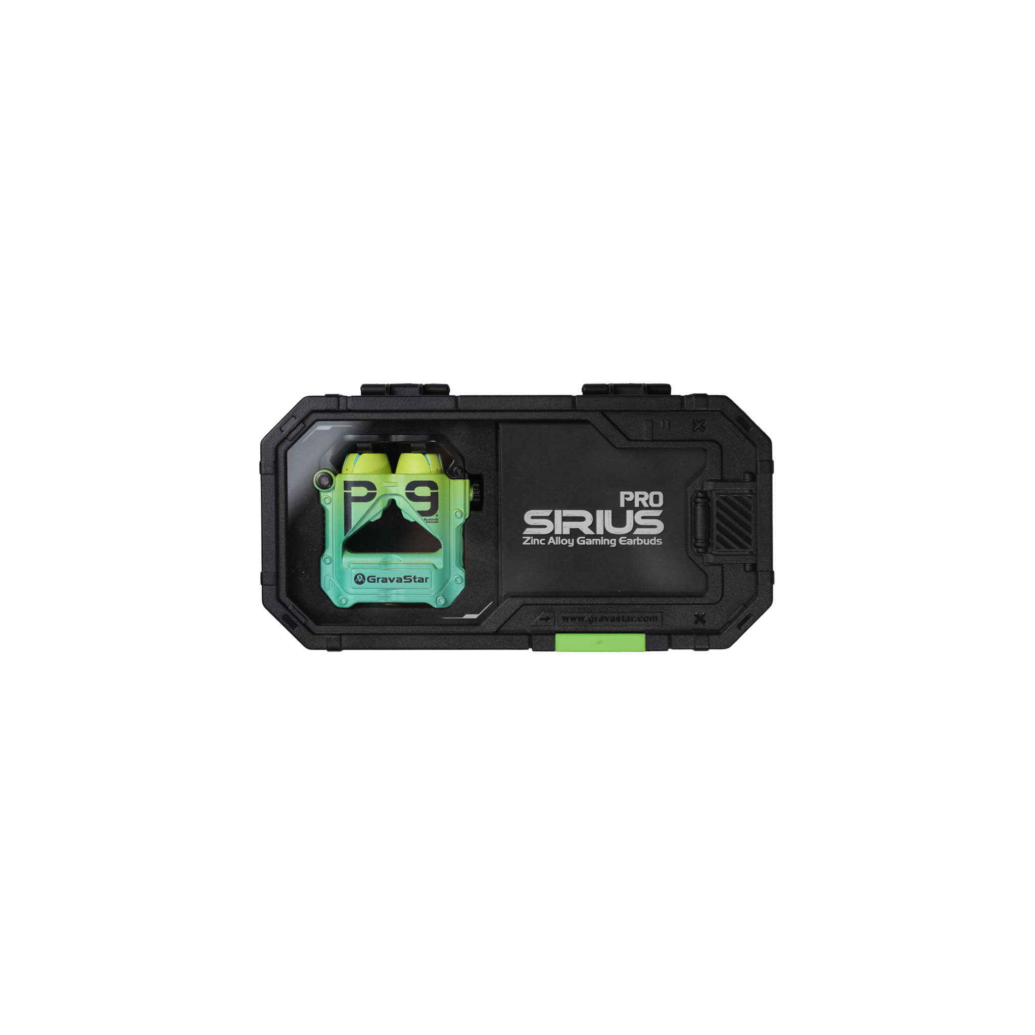 GravaStar Sirius Pro P9 Earbuds (Neon Green)