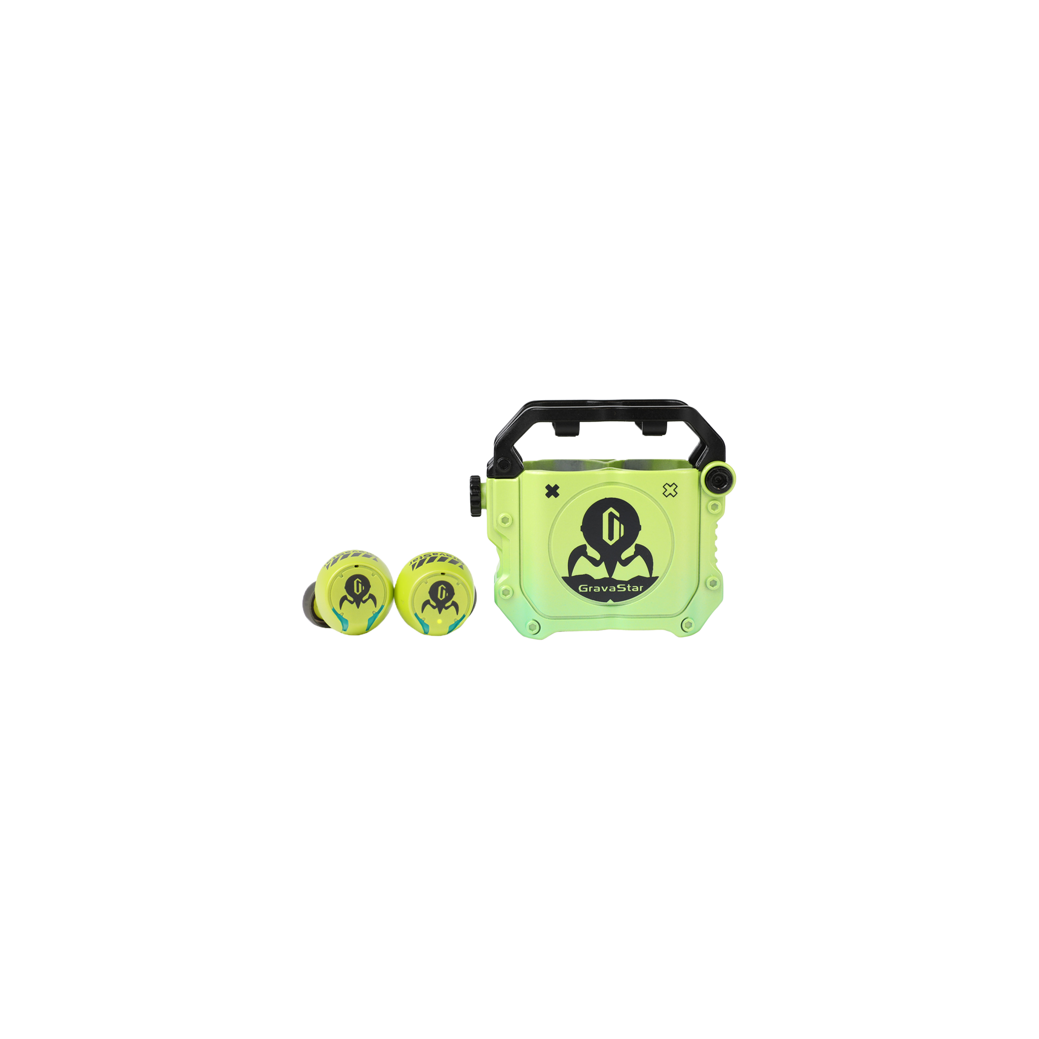 GravaStar Sirius Earbuds (Neon Green)