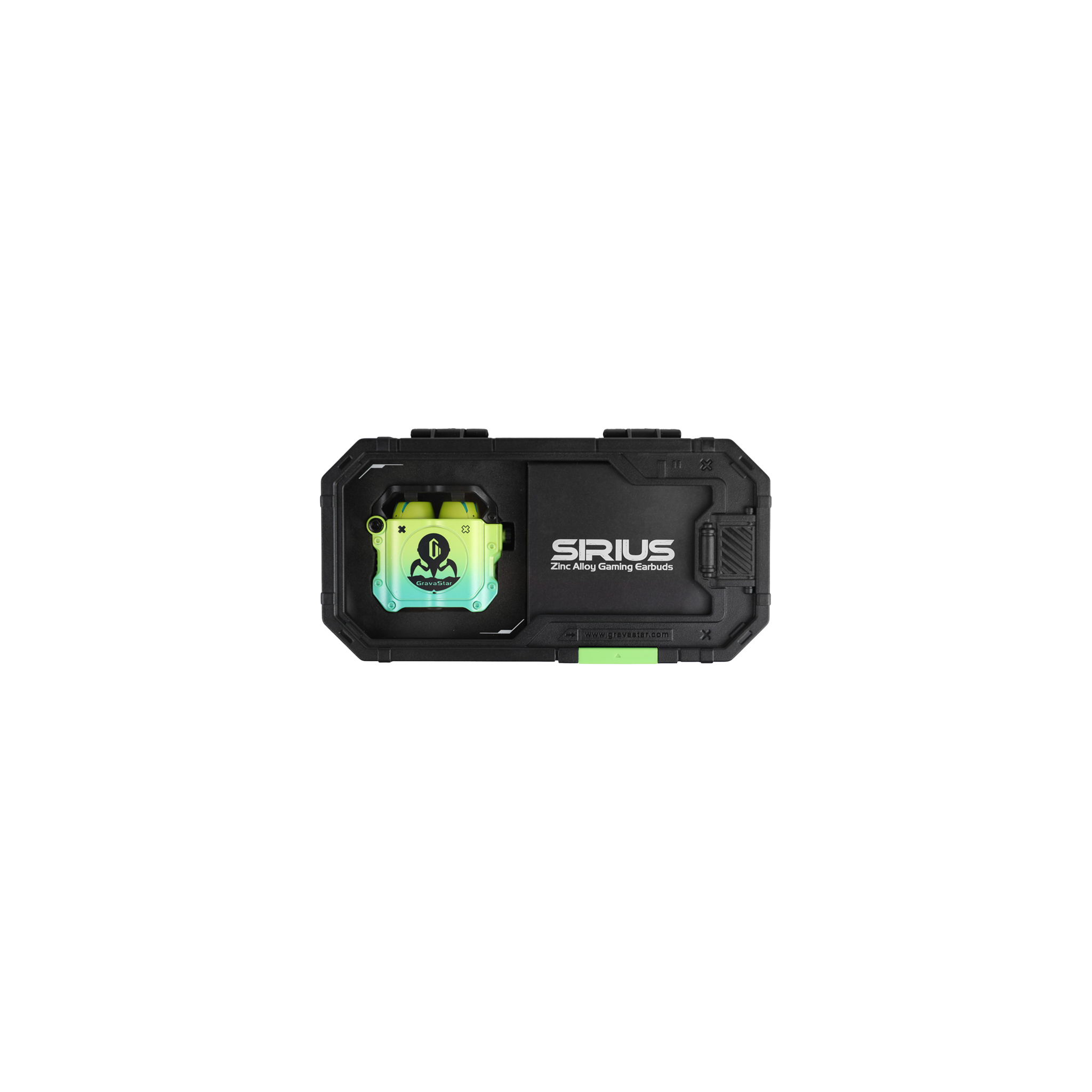 GravaStar Sirius Earbuds (Neon Green)
