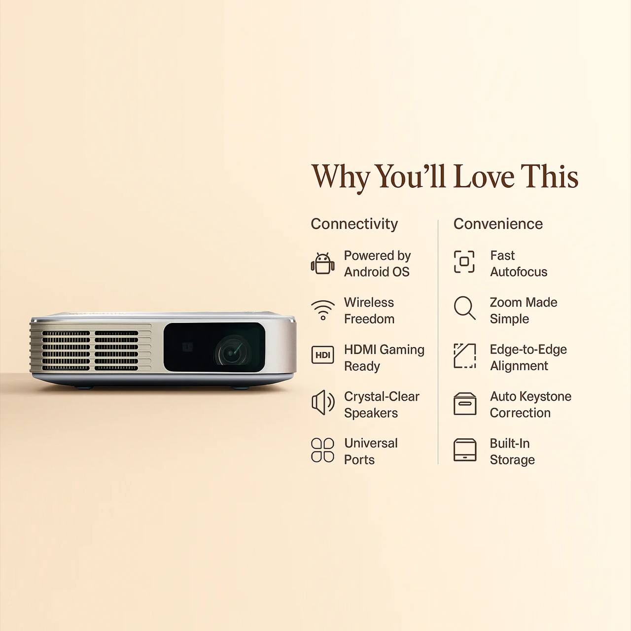 INNOVATIVE K7x Pro AI Projector