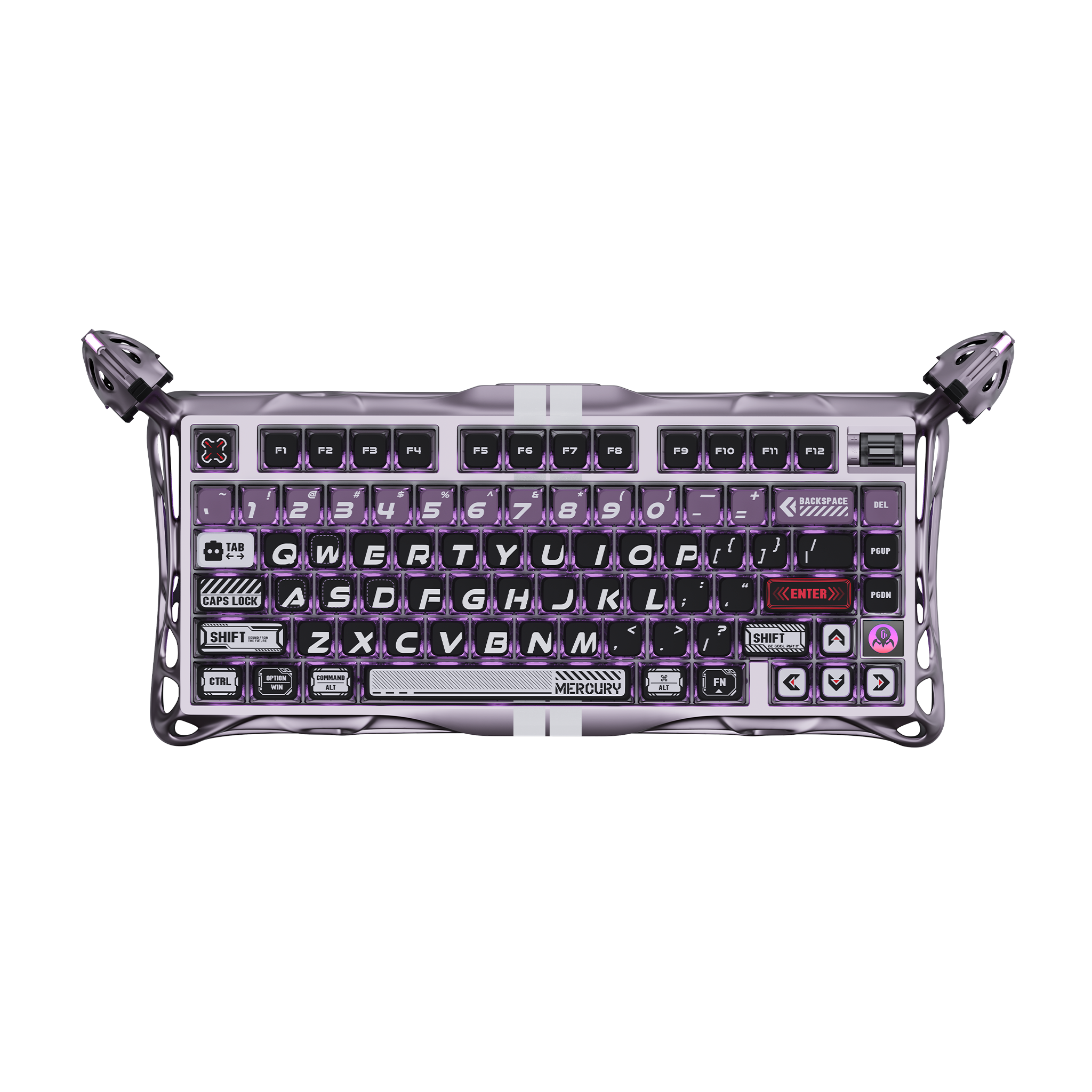 Gravastar Mercury V75 Pro Gaming Keyboard - Iron Purple
