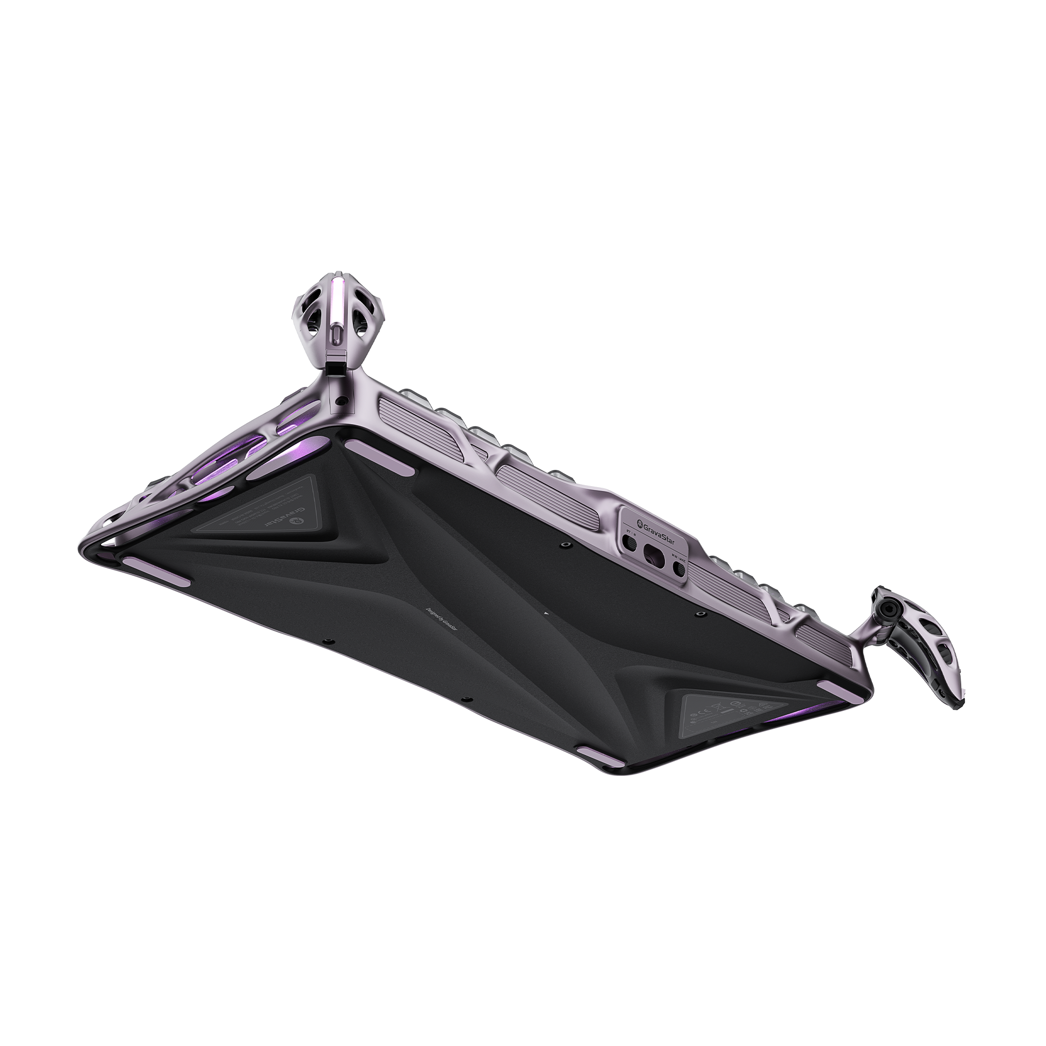 Gravastar Mercury V75 Pro Gaming Keyboard - Iron Purple