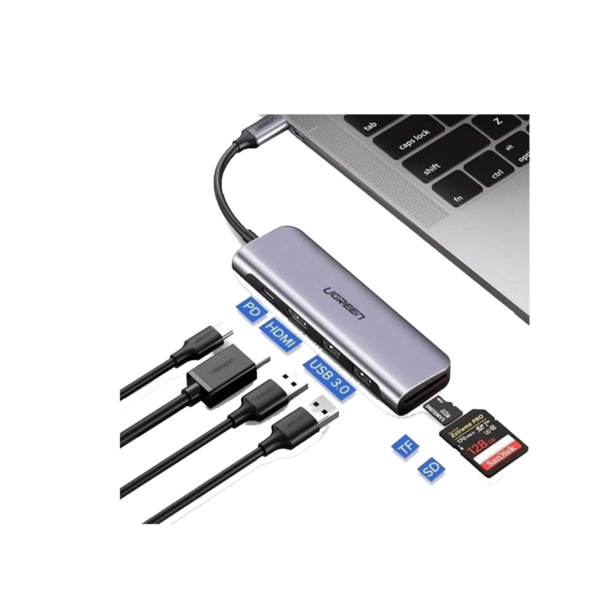 UGREEN 6-in-1 Multifunction Adapter