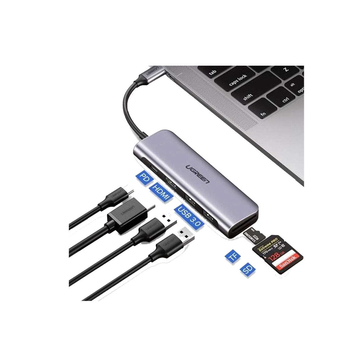 UGREEN 6-in-1 Multifunction Adapter