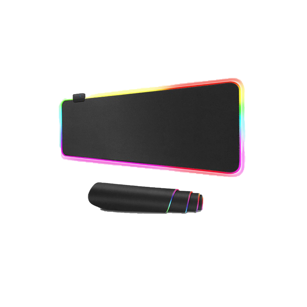 G MS WT-5 RGB Colorful LED Light Soft Large Gaming Mouse Pad