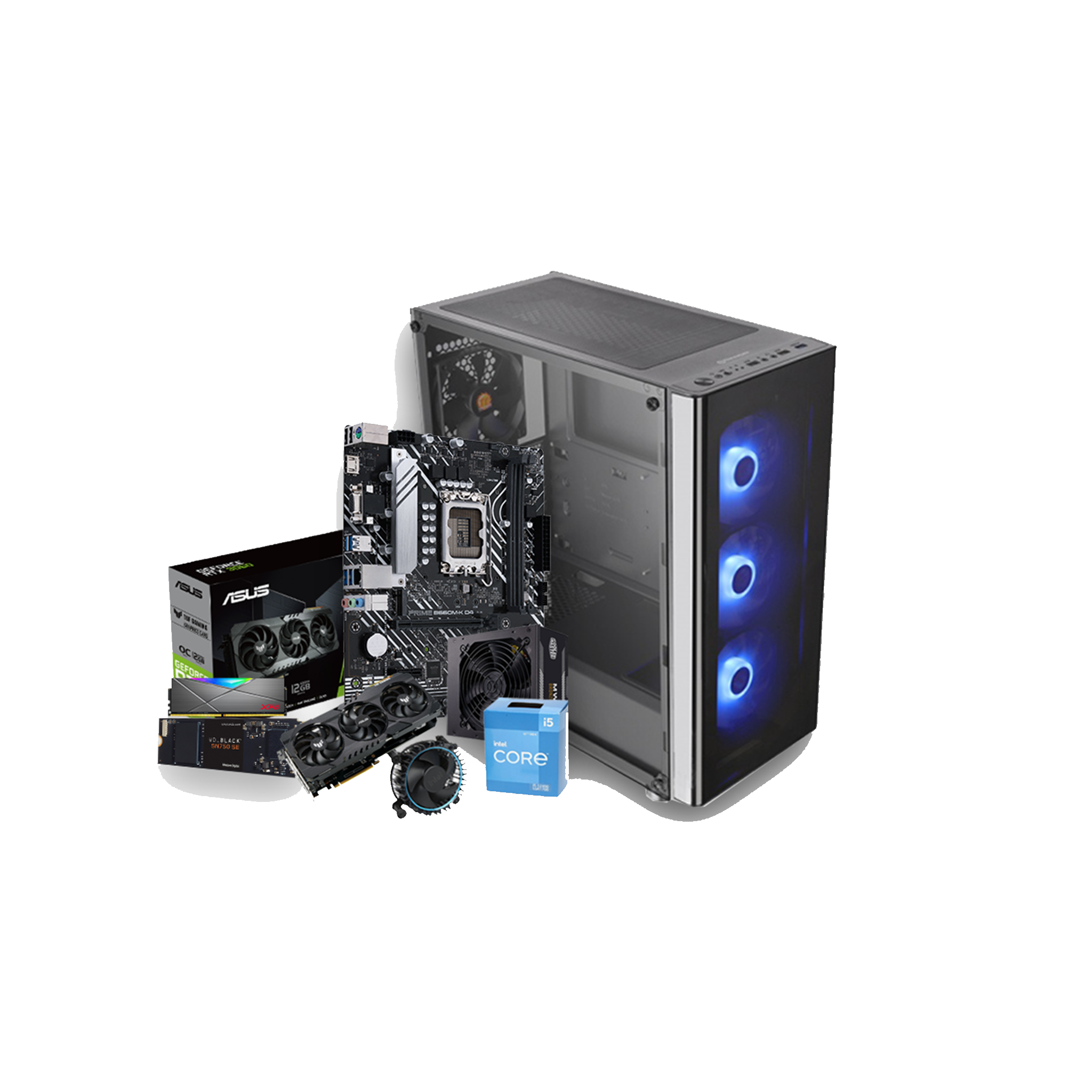 Performance RTX, Intel 12th Gen Core i5 Geforce RTX 3060 PC