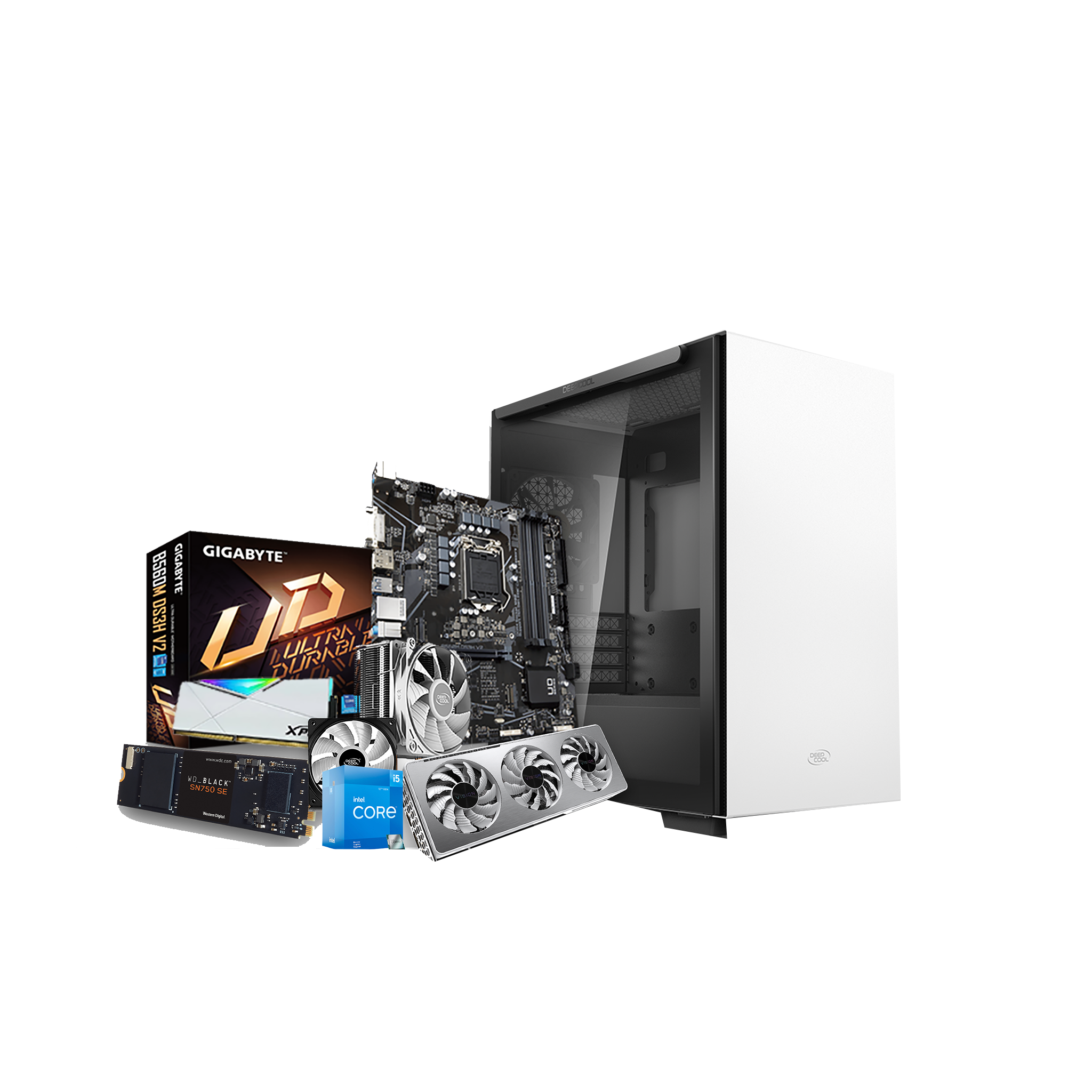 White Vision RTX, Intel 11th Gen Core i5 Geforce RTX 3060