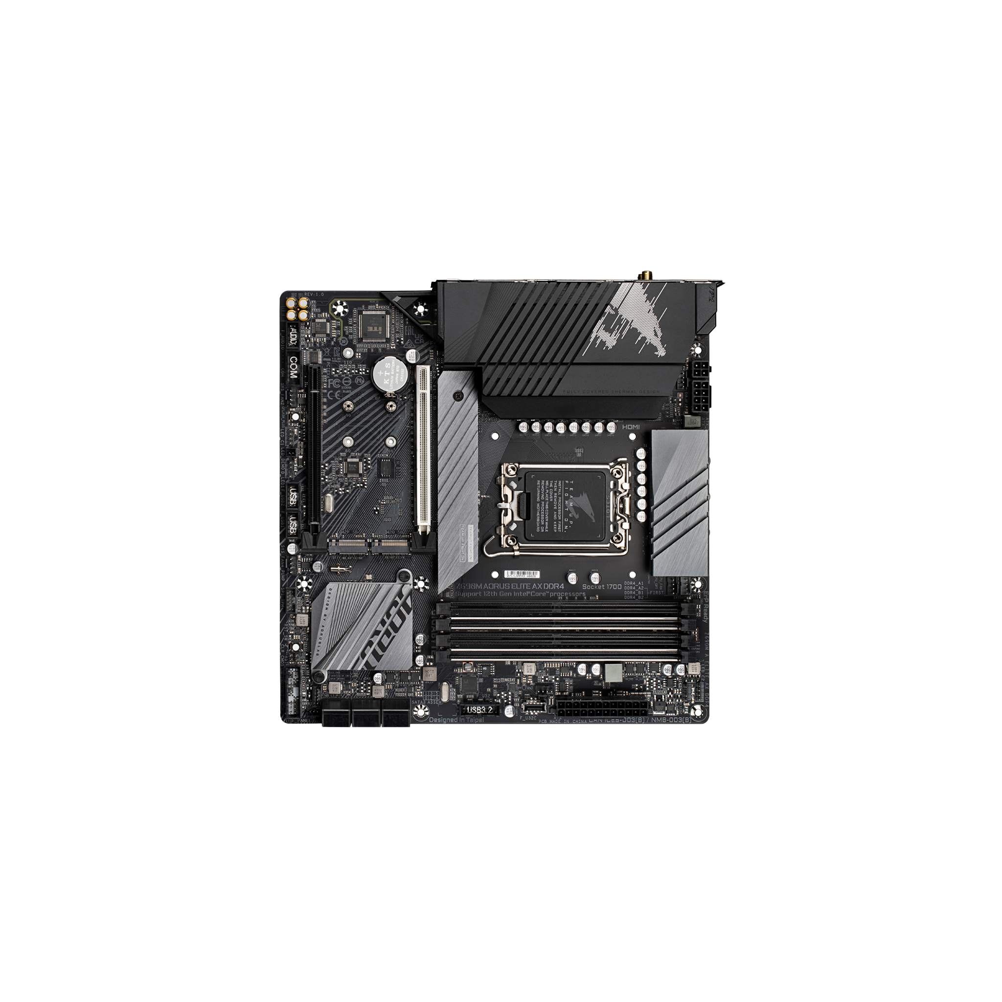 Gigabyte Z690M Aorus Elite AX DDR4 - Intel Z690 DDR4 Micro ATX Motherboard